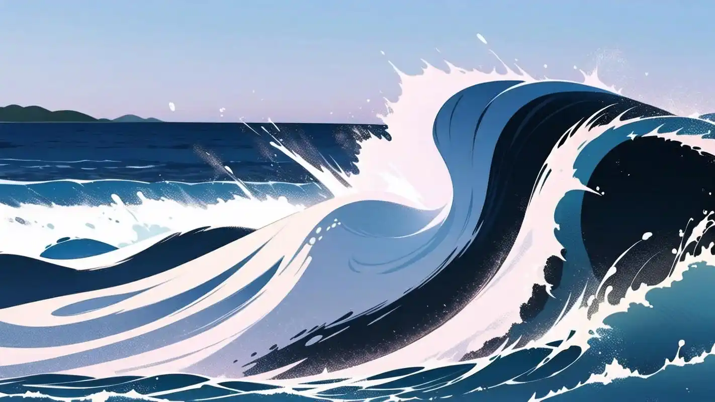 98绝美横版海浪壁纸大放送!