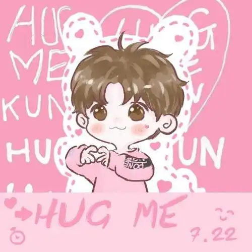 蔡徐坤粉丝换粉色头像##蔡徐坤新歌hug me
