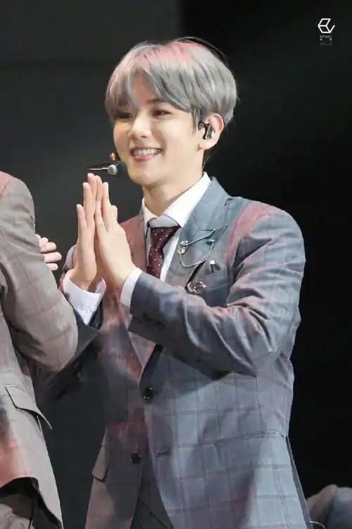 边伯贤超话#边伯贤#171124 首尔四巡西装小贤060599