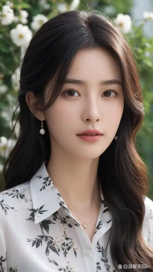 皮肤白皙如玉,五官精致如画,那温柔的眼神仿佛能洞察人心.