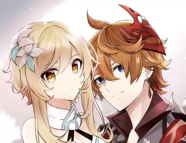 原神荧和公子cp图-荧和公子cp图【第一弹】-燕鹿手游网