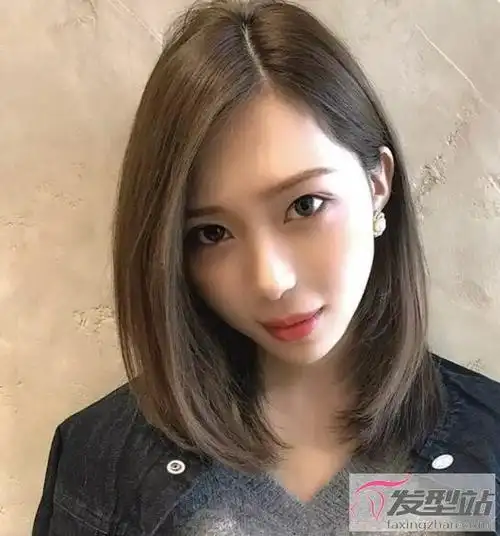 发尾打薄剪碎的层次感搭配,利落大方.