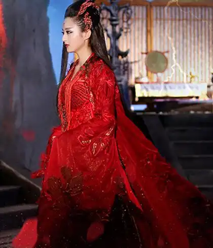 图爆妖神花千骨图片赵丽颖红衣妖神霸气出世