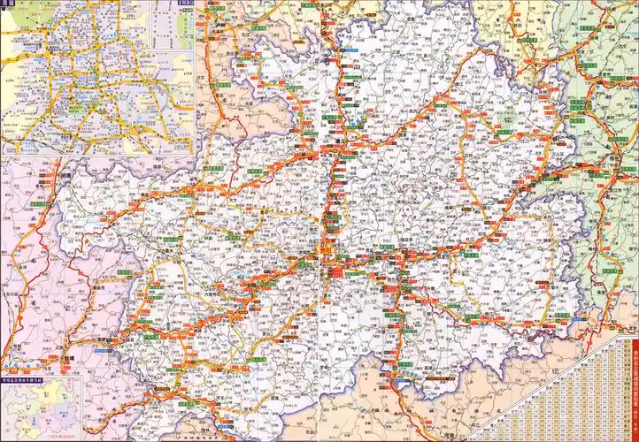 贵州交通地图2014版