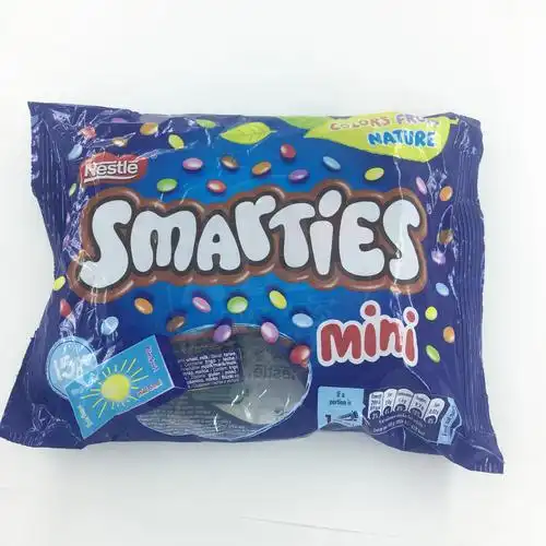 香港代购德国进口smarties雀巢迷你脆皮巧克力聪明豆黑巧克力
