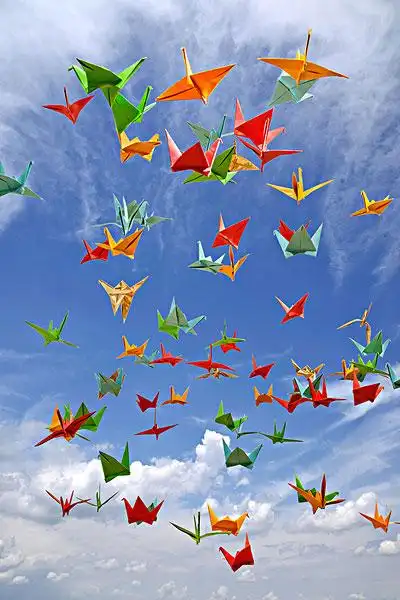 千纸鹤图片图片