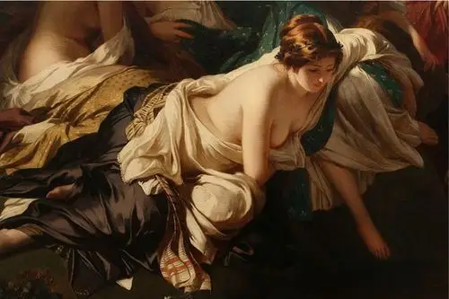 德国学院派代表欧洲宫廷画师温特哈尔特人物油画作品欣赏(2)@北坤人