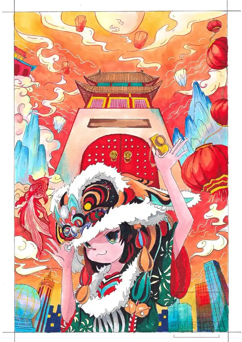 视觉传达海报分享#卓越手绘 #快题设计 #海报设计 #杭州卓 - 抖音