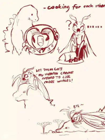 魔斯拉与哥斯拉