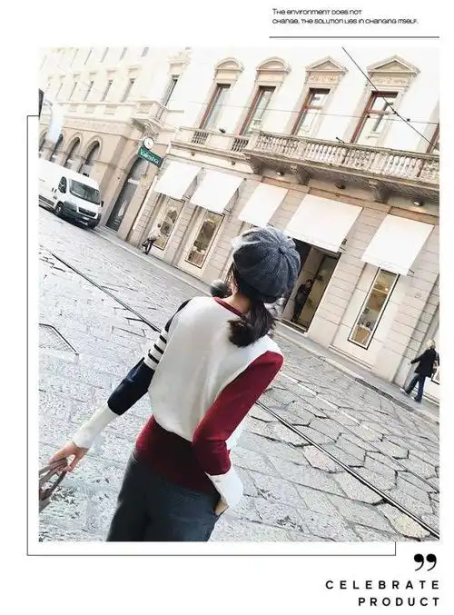 低马尾属于最简单的搭配帽子的扎法,卷发扎起来简直就是背影杀手啊有