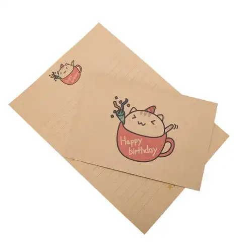 创意可爱猫卡通表情信封信纸套装简约ins少女信封