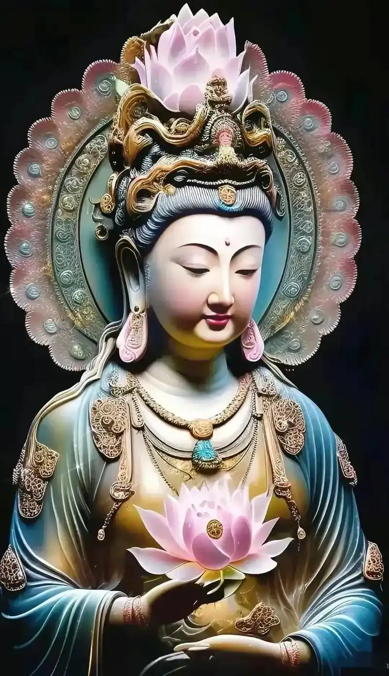 禅意冥想好运莲花精美佛系壁纸