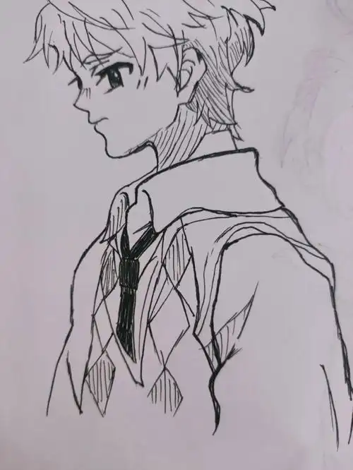 自学画画第一天中性笔画