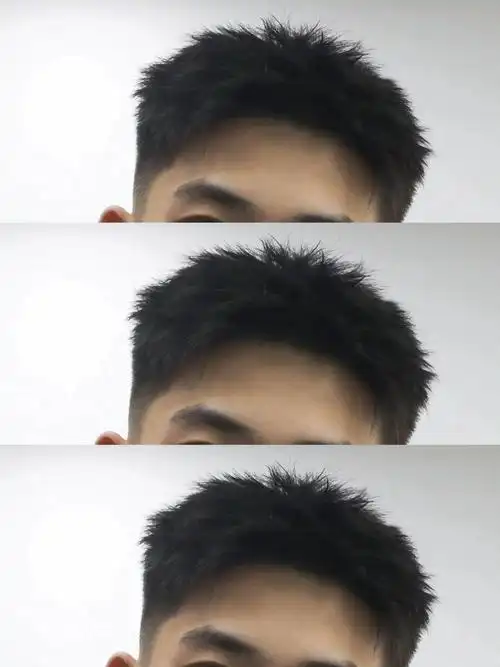 男生清爽短发前刺发型 打造蓬松立体感纹理