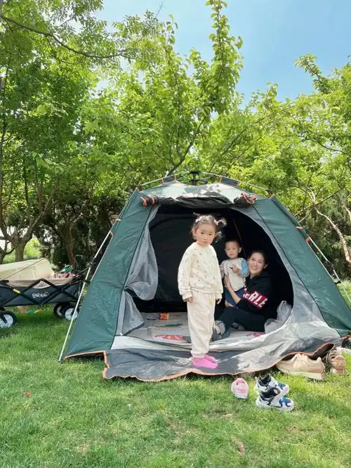 帐篷里的小可爱