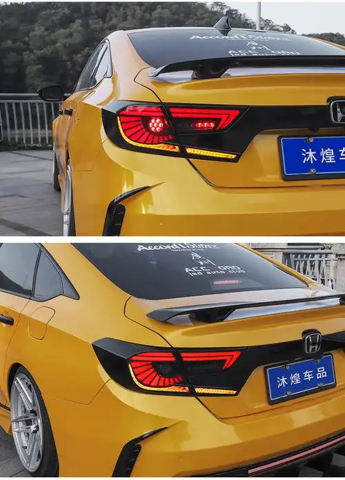 适用于十代雅阁尾灯改装全led流光转向led行车灯刹车灯尾灯总成