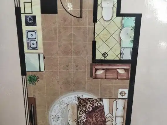 客运总站租房,富尔沃财富汇公寓50平精装一室一厅一厨一卫家电家具