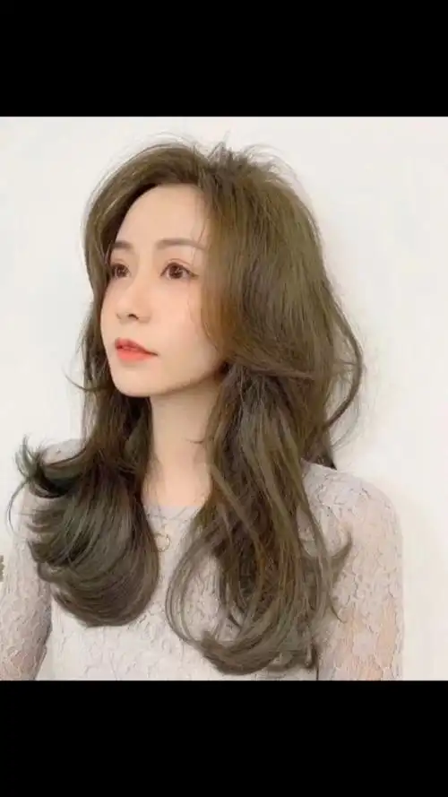 闷青冷棕色发型搭配颜色|||95闷青色 高级感发色 显白几个度不是