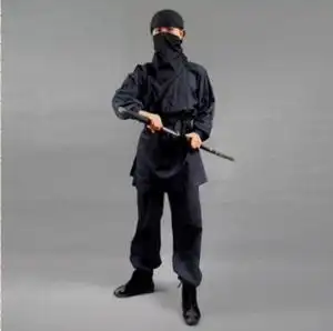 影视古装古代黑衣人古装蒙面刺客古装棉麻夜行衣男女款打手古装