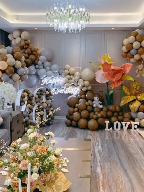 宝宝宴布置78浓郁油画风藏在细节的生日派对