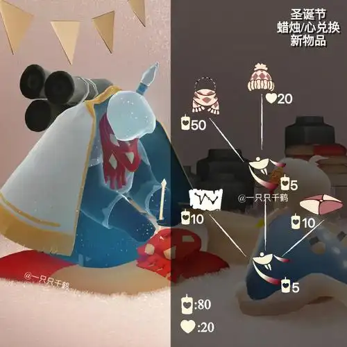 sky光遇圣诞节兑换图来啦