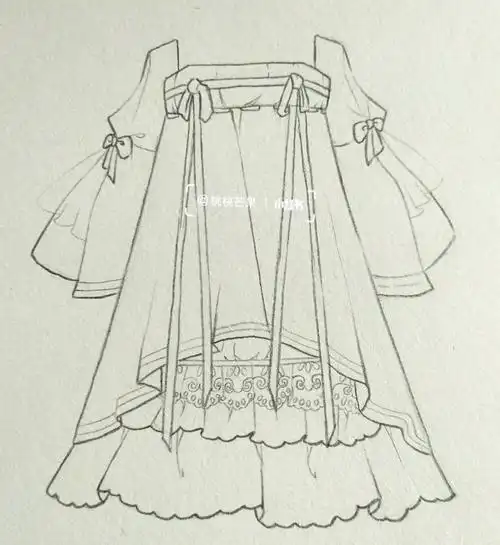 古风小裙子带步骤