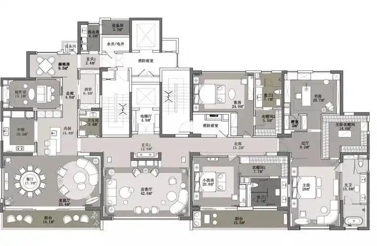 他为华为总裁设计过豪宅在武汉设计了一个515平都会奢享标杆