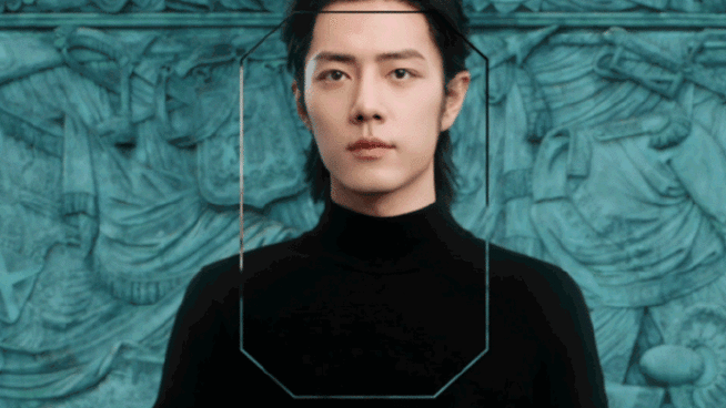 肖战狼尾背头珠宝大片