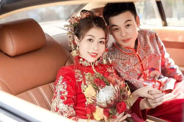 秀禾妆容造型铜陵新娘婚礼当天花絮