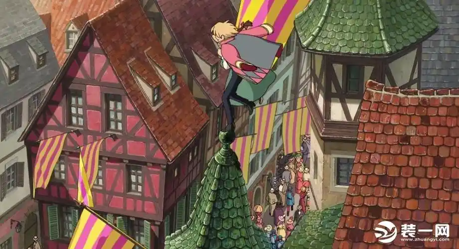 宫崎骏哈尔的移动城堡取景于科尔马小镇