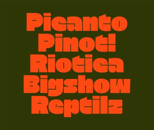 一款又大又粗的英文字体