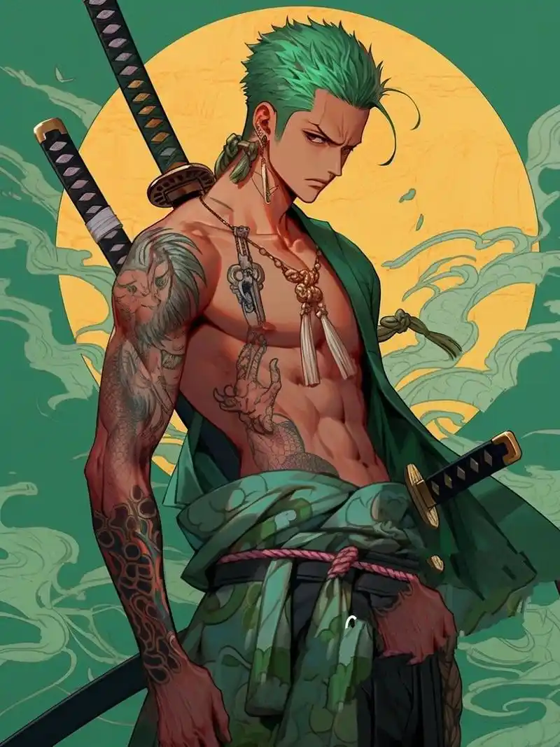 海贼王壁纸 | 索隆 | 肌肉猛男版 787878 禁止搬运/商用/二改