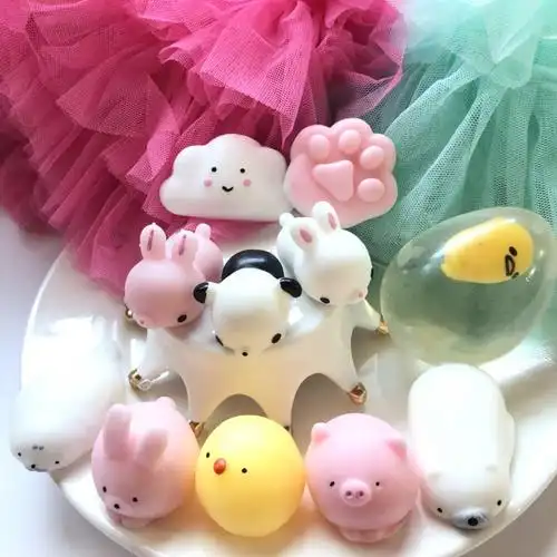 萌系列 慢周边 捏捏乐 软萌团子 解压玩具