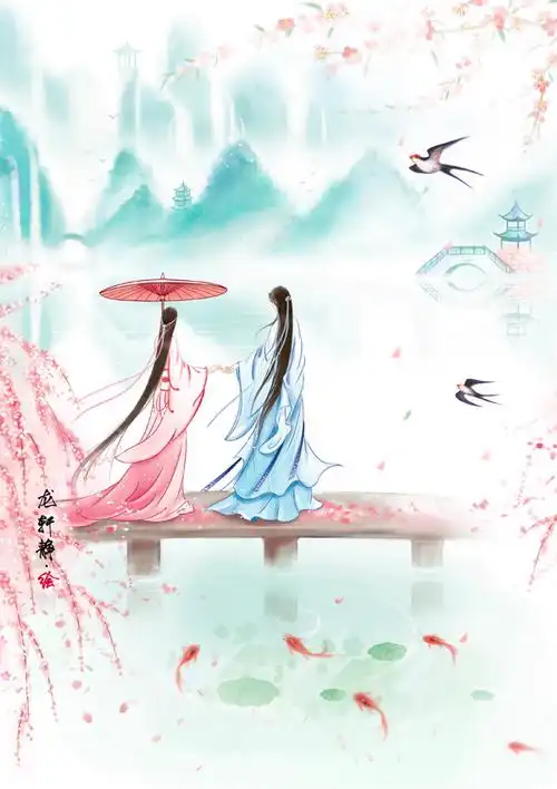 古风杂志封面合集|商业插画|插画|插画师龙轩静 - 原创设计作品