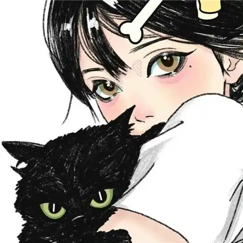 小众手绘插画女生头像