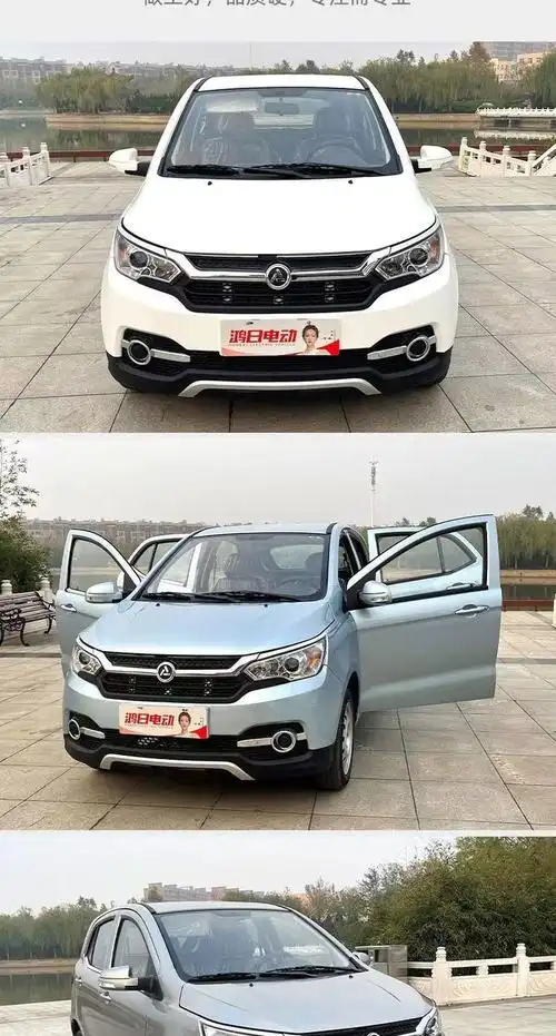 新款鸿日s1心动版新能源代步四轮车大功率爬坡王油电两用锂电池版