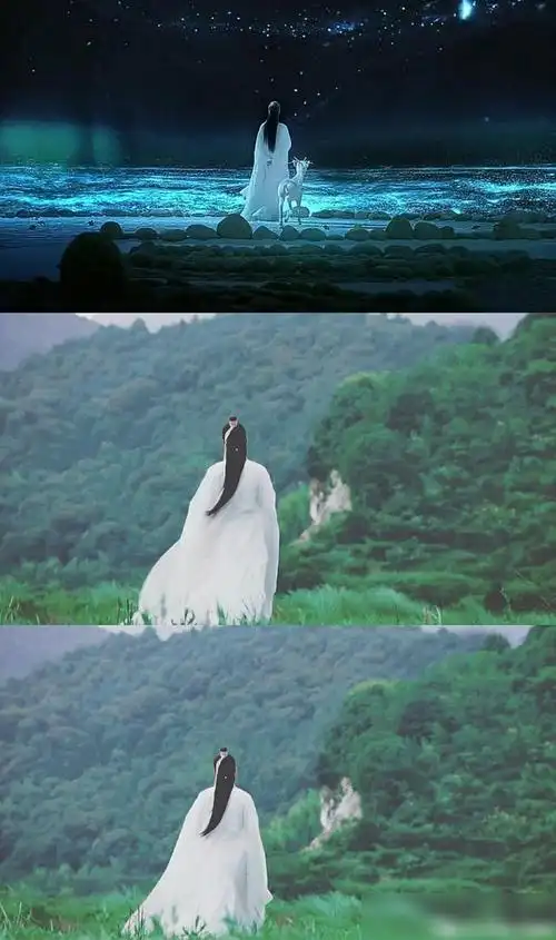 古装七大美男背影肖战红发带都如此撩人罗云熙太瘦成毅温柔