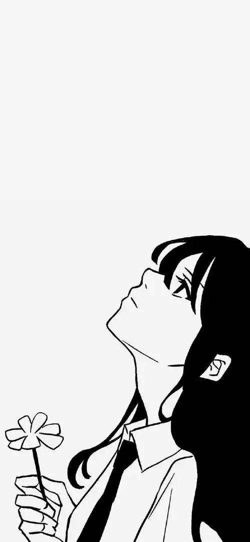 黑白动漫壁纸 太喜欢了!