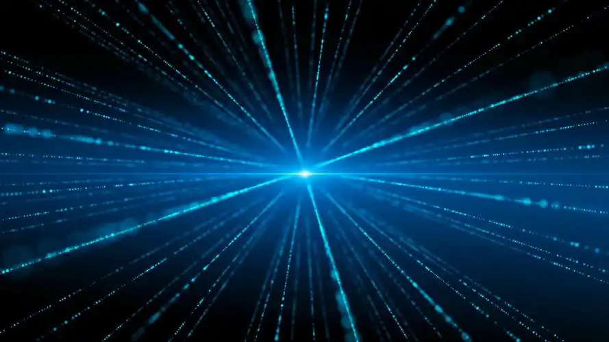 4k粒子线条线框科技感三维空间穿梭背景_4096x2304_高清视频素材下载