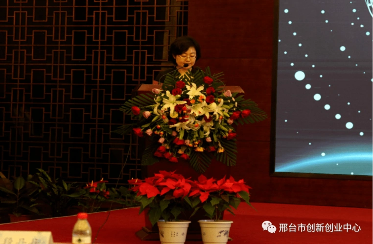 清河县人民政府副县长段丹丹就科技成果对羊绒企业发展的重要性进行