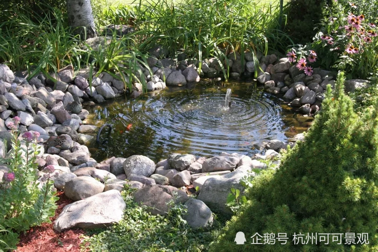 杭州庭院设计:庭院水景怎么造?5款微水景观,庭院再小也能美感十足!