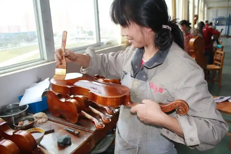 【小提琴制作过程】河南昊韵乐器有限公司.