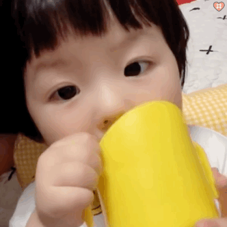 萌娃丸子妹表情包动图