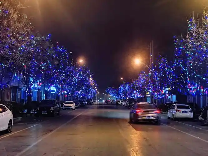 张灯结彩迎新春 夜景亮化赛西安