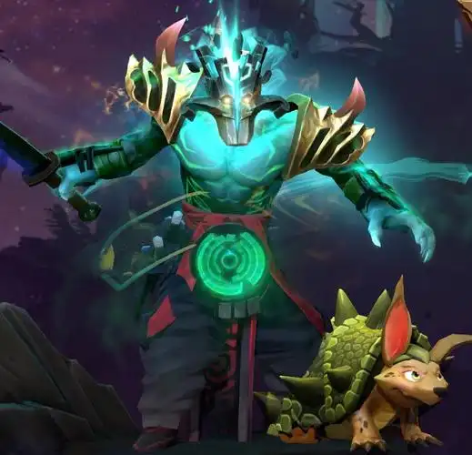 dota2 剑圣蓝色至宝和新宝瓶刀搭的一笔