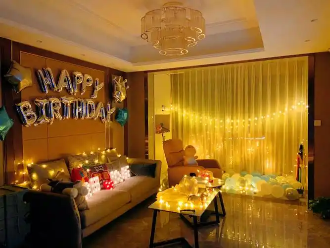 简简单单生日布置