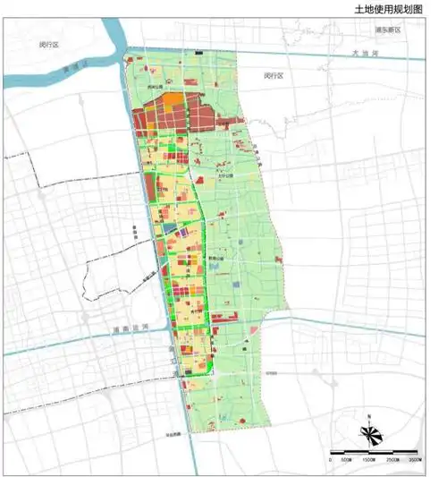 金汇镇土地规划图,图源草案公示稿金汇近些土地出让体量还是比较大的