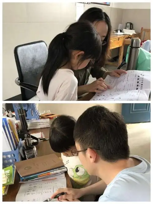 帮扶教师利用课后时间辅导贫困学生学习.