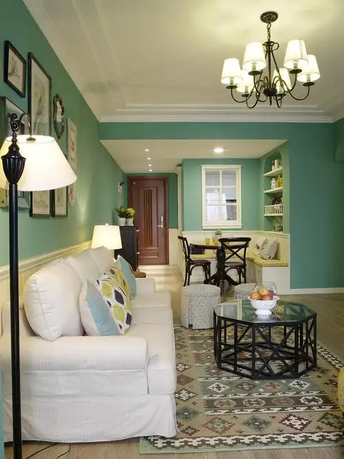 美式二居空间茶几图片 茶几二居室