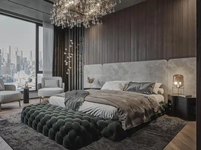 意式暗黑轻奢案例|空间|家装设计|金该效果图官方账 - 原创作品